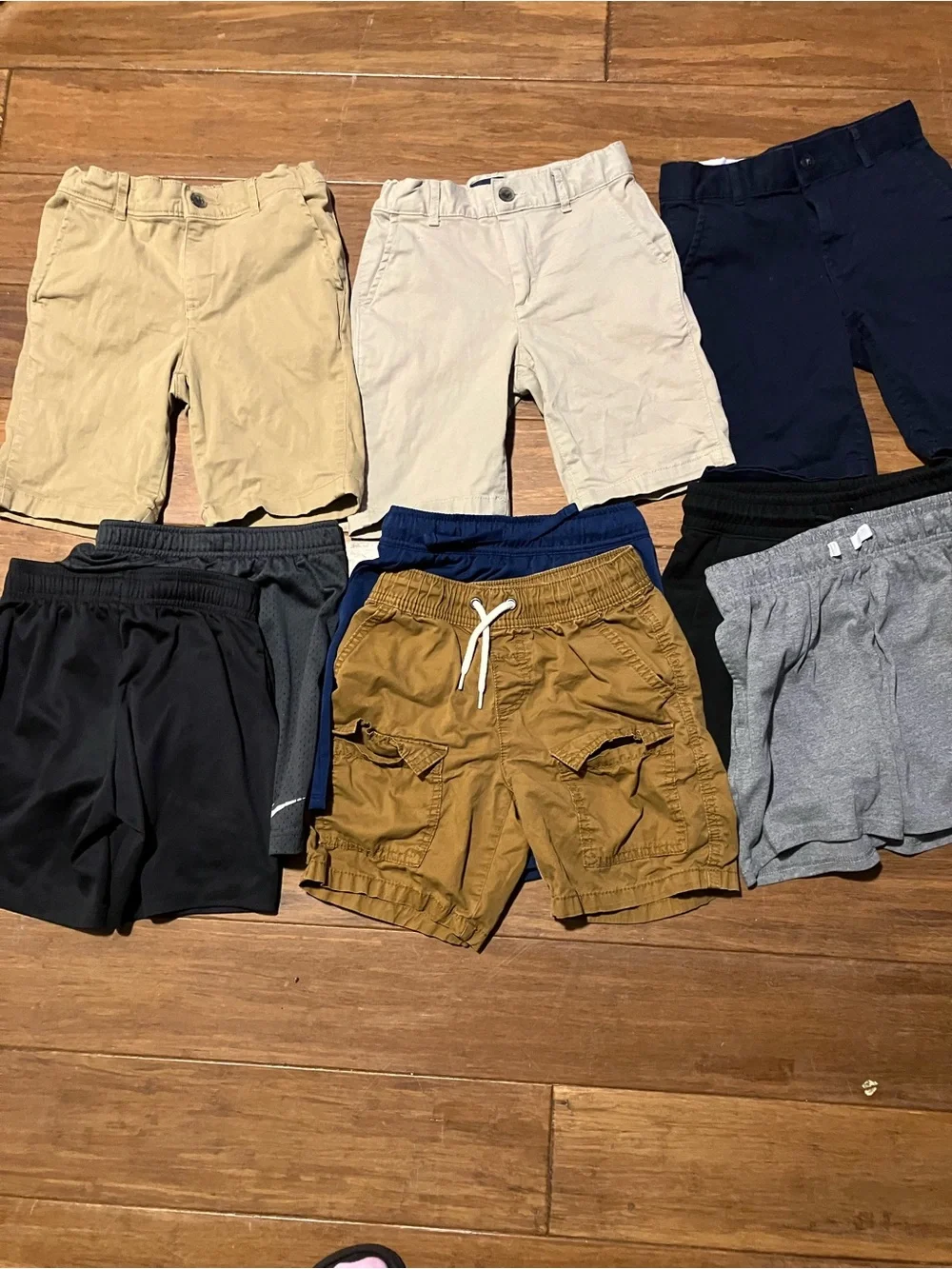 Children’s Place Boys Shorts Multi-Pack – Navy, Khaki, Tan